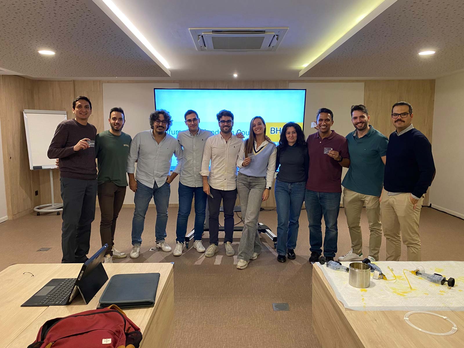 mindsite Medical-INteractive Digital SImulation for Training & Education BHOC Madrid, participants in Medical training